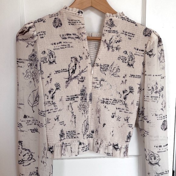 Aritzia - Wilfred - Cropped Blouse - S - Picture 8 of 9